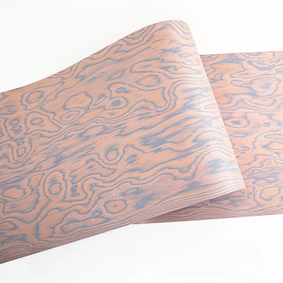 58x250cm Pink Cloud Grain Engineered Wood Veneer for Wall Panel Interior Furniture Decor