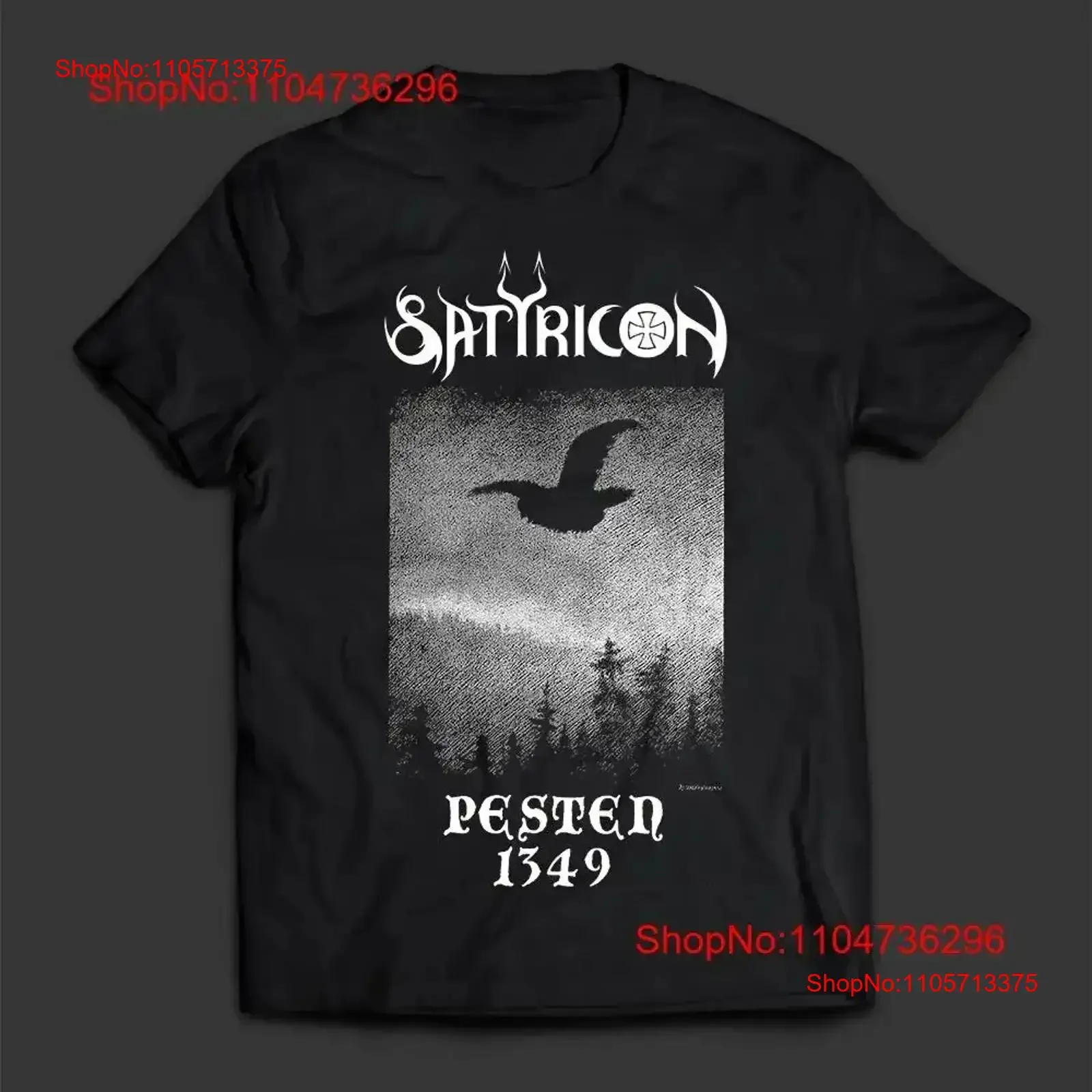 SATYRICON Pesten 1349 Album Band Cotton S to 5XL T shirt vintage Washed Slightly Top For Everyday Wear fashion Breathable homme