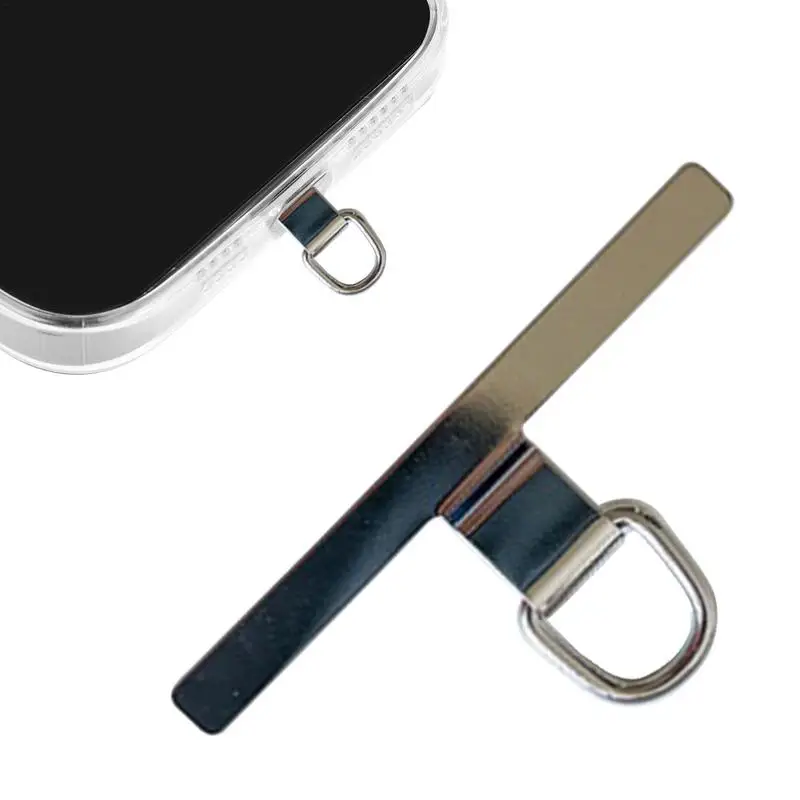 Universal Phone Lanyard Patch Anti-Lost Replacement Phone Tether Tab Alloy Cellphone Straps Cards for Iphone15