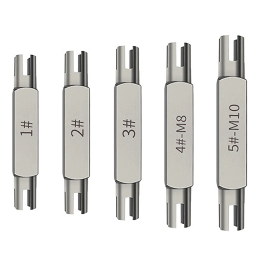 

5 шт. M-4/M5/M6/M8/M10, экстрактор для метчиков с шестигранной головкой и двойной головкой, набор извлечений для метчиков из легированной стали, двусторонние метчики, ручной инструмент