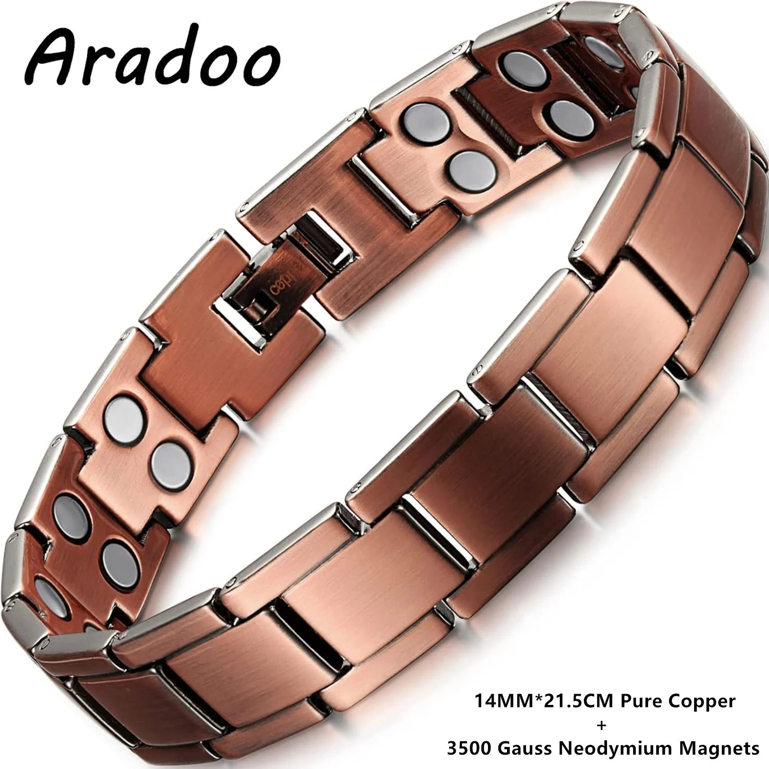 ARADOO Magnetic Bracelet Pure Copper 10