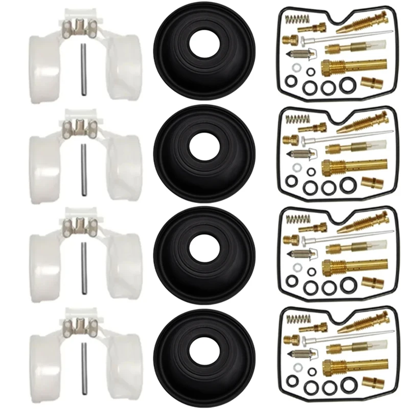 Kit de reparación de carburador de motocicleta para KAWASAKI GPZ 900 ZX 900 GPZ GPZ900R Ninja ZX900A 1990-1994 diafragma de émbolo flotante