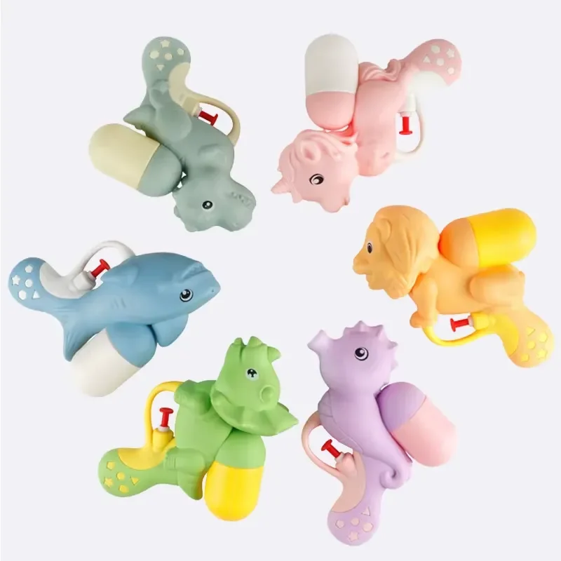 Hot Selling Kids Water Gun Toys Unicorn Dinosaur Beach Water Gun Baby Shower Spray Toys
