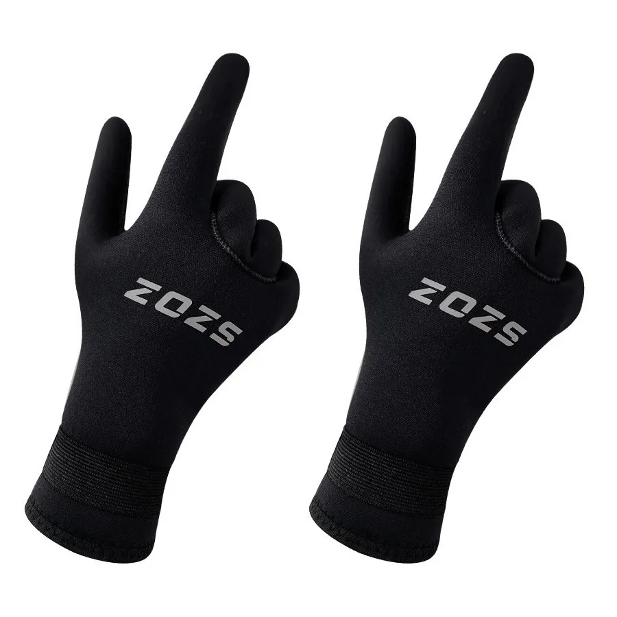 3mm/5mm Diving Gloves Anti Slip Wear-resistant Camouflage Anti Sting Gloves Catching Fish Winter Swimming Diving Gloves