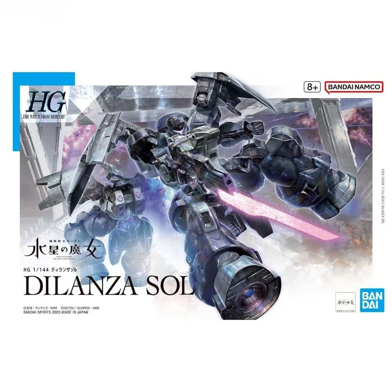 

BANDAI Gundam Original Box Assembly Toy HG1/144 Mercury's Witch TWFM 21 MD-0031UL Dylanza Sol Model Figure Collection Gifts