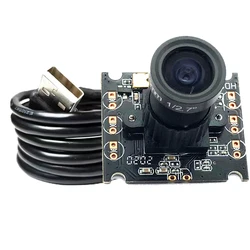 1920 x 1080 2MP HD1080P GC2053 USB Camera Modules FF 90° 30FPS MJPEG, YUV2 For Face Recognition