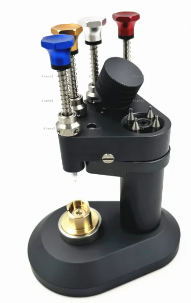 LHO105-4 Watch Hand Fitting Repair Tool with 4 Positioning Pins, Precision Needle Installer for Watch Maintenance