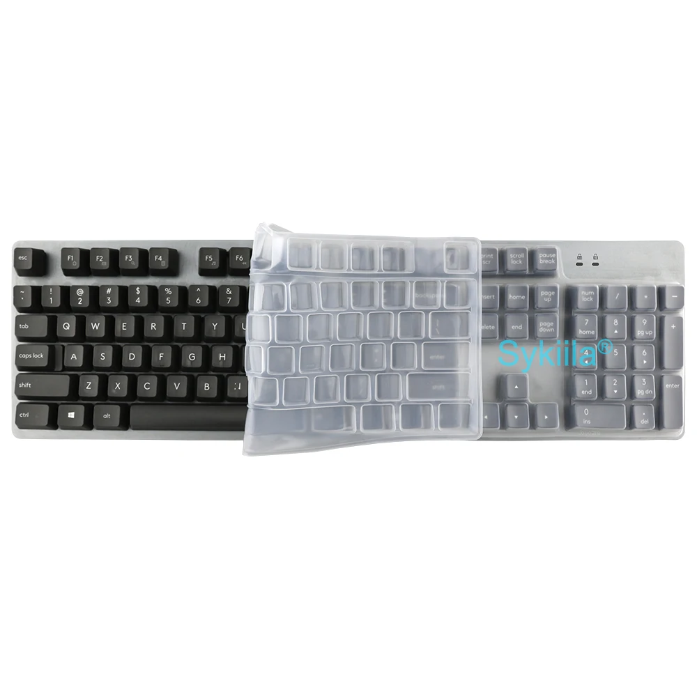 Funda de silicona transparente para teclado, cubierta para HP GK100, GK300, GK320, GK400, GK520, MK910, Gaming, 500, 800, mecánico, 104