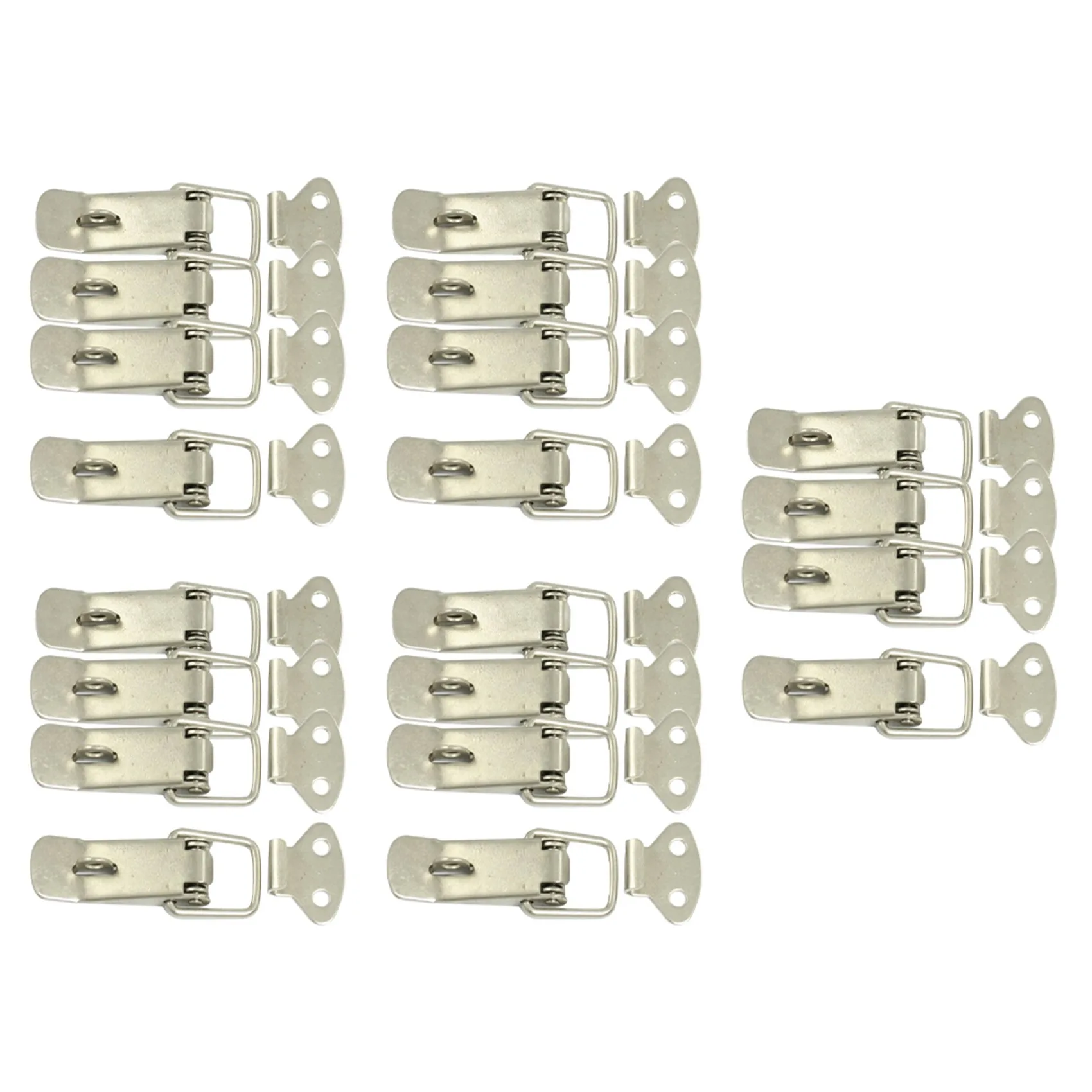 

A02M-20 Pcs Hardware Cabinet Boxes Spring Loaded Latch Catch Toggle Hasp