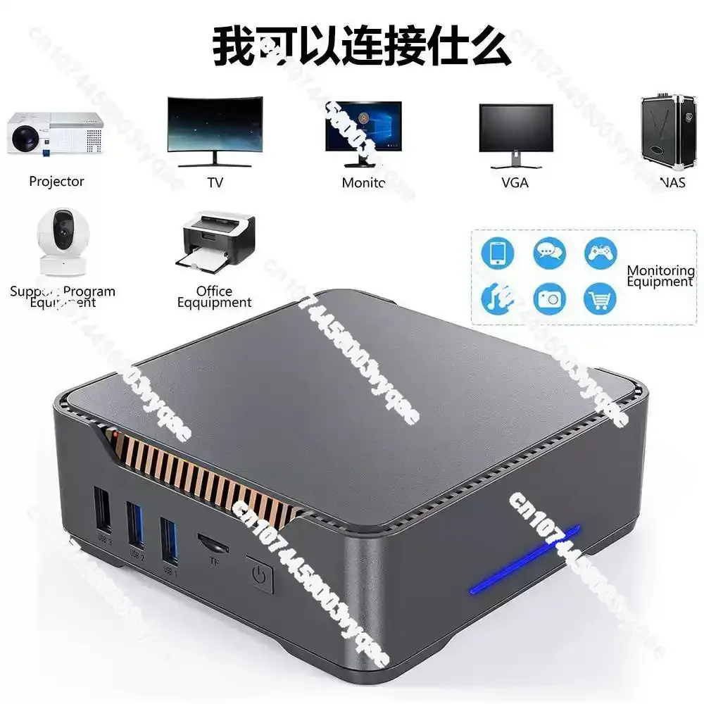 GK3V PLUS Mini PC with N100/N150 Processor, Home Office 4K Gaming Portable Mini Computer, Triple Display Output Support