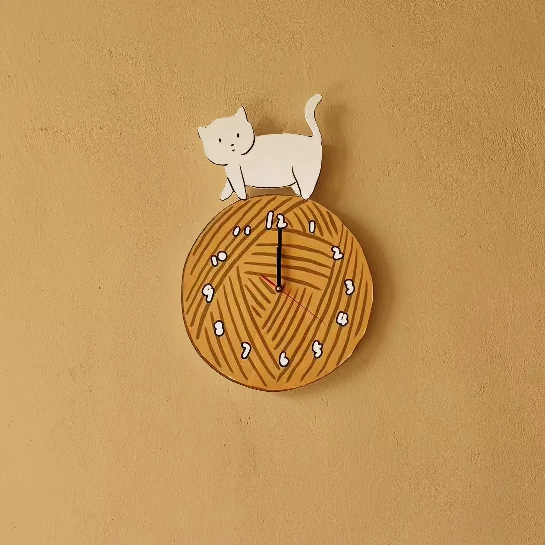 Nordic Light Wall Clock Fashion Decoration Round Design Luxury Wall Clock Living Room Bedroom Decorazioni Casa Home Decor Items