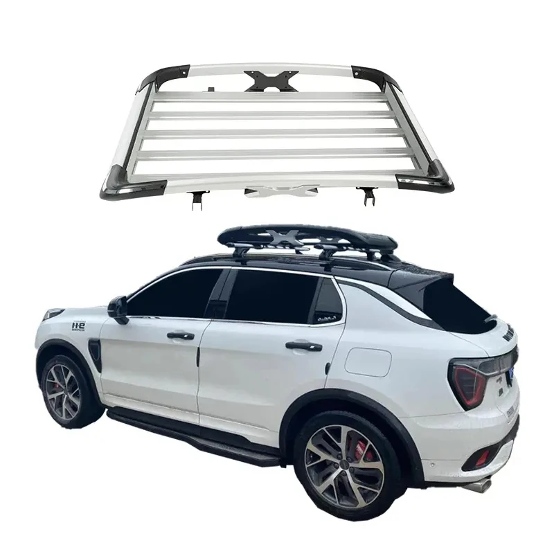 EVERIGNITE 154 LB Large Capacity Top Luggage Carrier Car Roof Rack Cargo Basket Fit for SUV Truck Cars