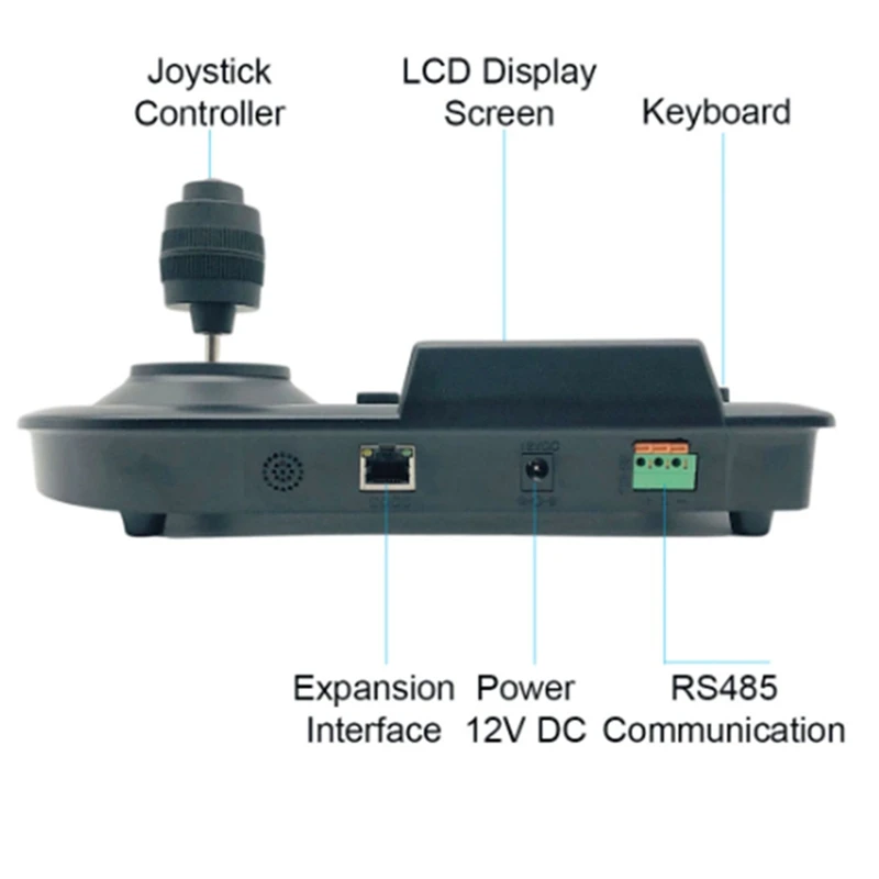 3D Axis Joystick CCTV Keyboard Controller Keypad For AHD Security PTZ Speed Camera Decoder DVR NVR Pelco RS485