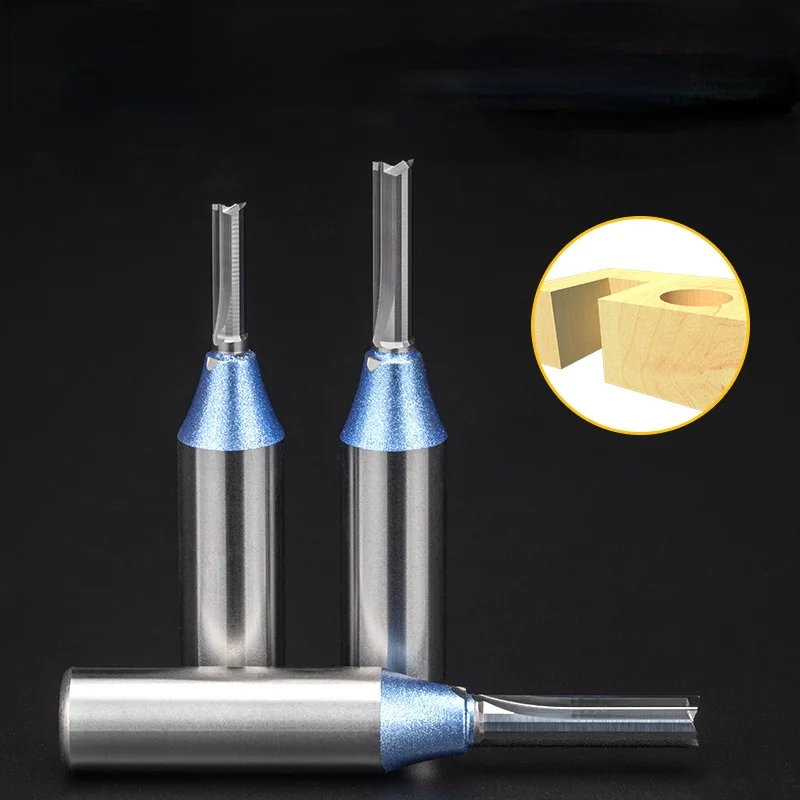 1/2inch 12.7mm Woodworking Tool TCT Slotting Straight Milling Cutter Extension for Wood Engraving Machine Trimming Router Bit