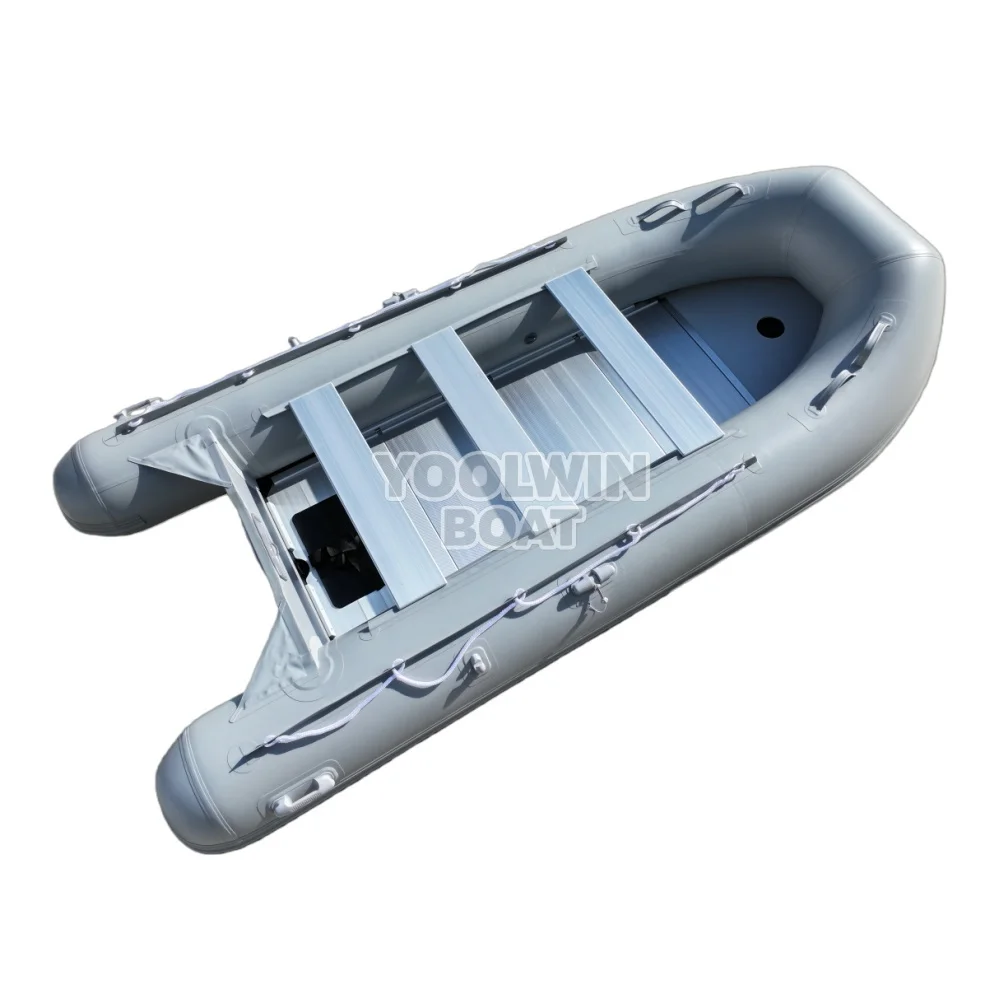 

380Cm heavy duty PVC rubber rescue boat and government rescue inflatable rowboat, made in China