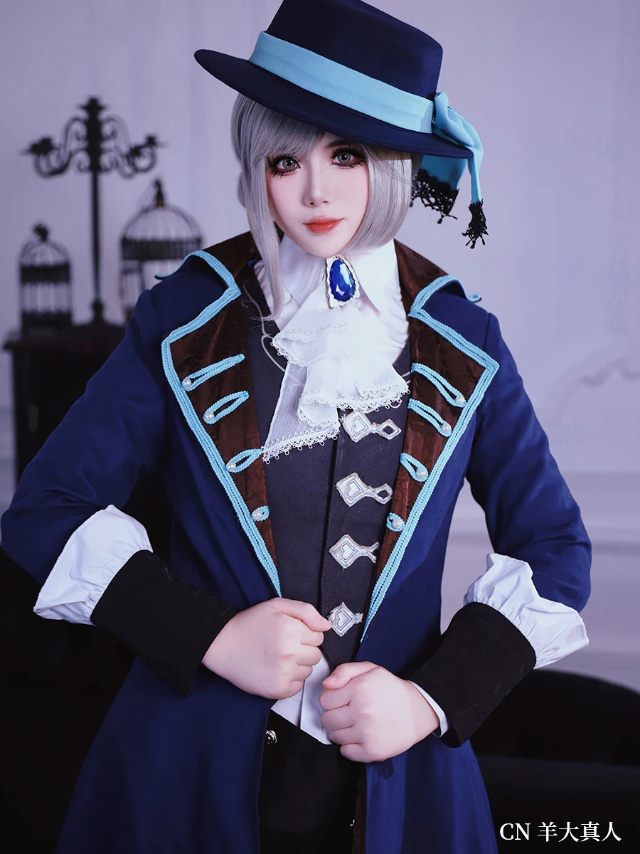 COS-KiKi Reverse:1999 Vertin Game Suit Costume Cosplay splendida uniforme da gentiluomo Halloween Party Role Play Outfit S-3XL