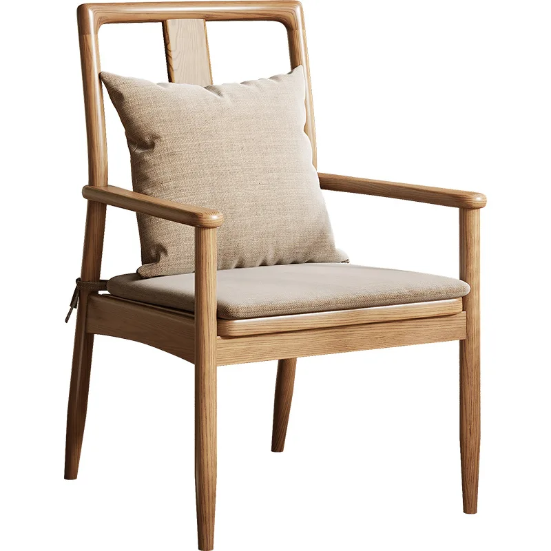 

Nordic solid wood home Seattle chair ash wood computer