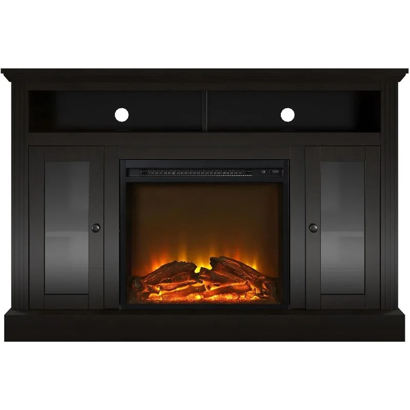 

Ameriwood Home Chicago Electric Fireplace TV Console for TVs up to a 50", Espresso