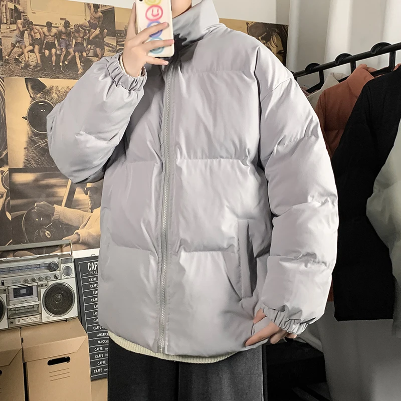 Harajuku Winter Men Warm Parkas Jacket Thicken Coat Casual Loose Fashion Woman Streetwear Hip Hop Oversized Puffer Outerwear 5XL