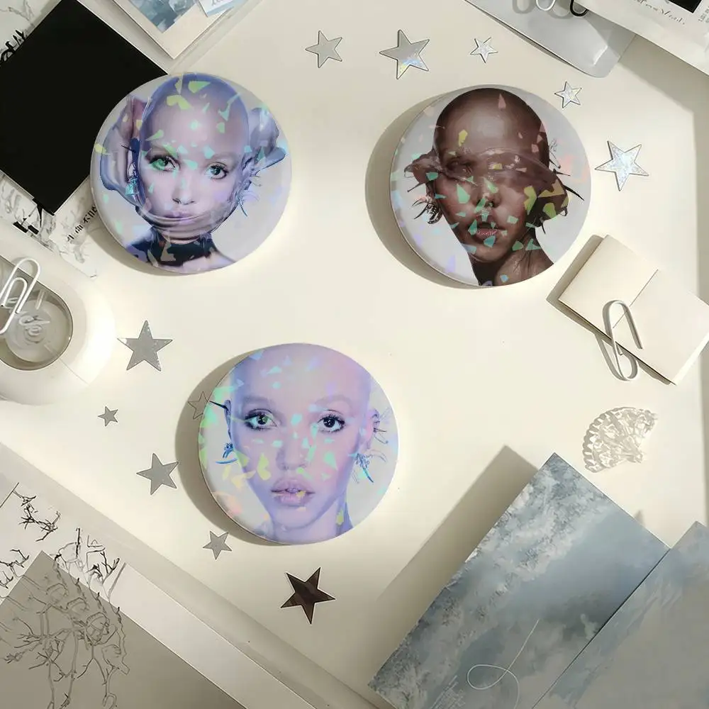 Singer FKA twigs Eusexua Laser Badge Pins Handmade Brooches for Backpack Gifts Bag Decor Fans Collect