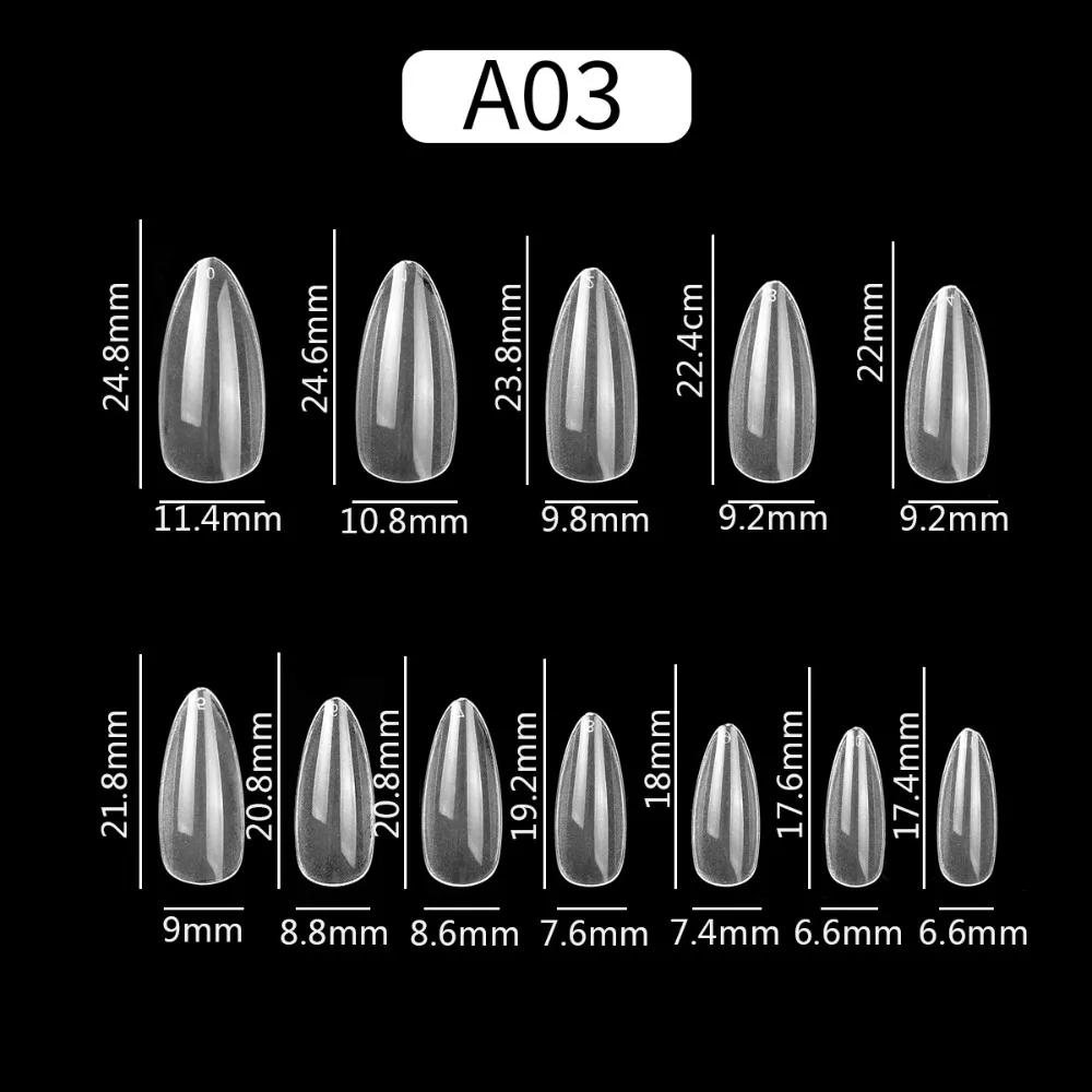 100/120Pcs/box Nail Art Press on Finger Extension Nail Art Accessories Full Cover Fake Nails Nails Coffin False Nails