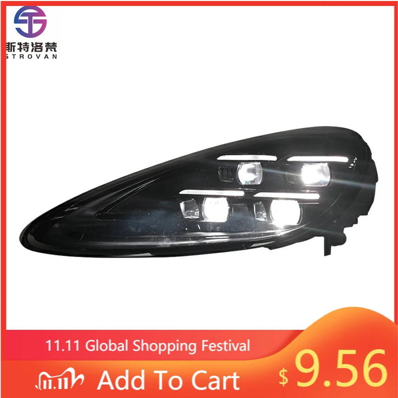 

Deren High QualityCar Lights LED Head Lamps for Porsches Cayenne 958.1 958.2 2011-2018 Upgrade 2024 Matrix Lasers Headlights