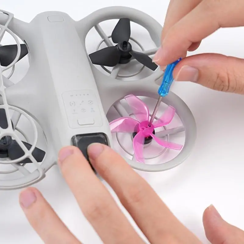 Easy To Install And Replace Five Blade Propellers Offering Superior Flight Stability For Enhances Aerial Performances 