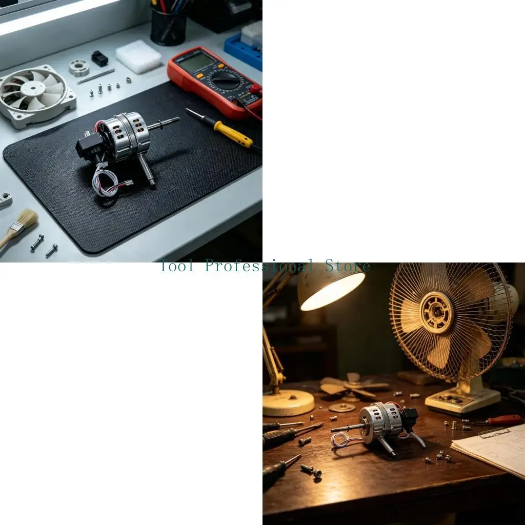 57QF 12in Table Fan and Stand Fan Motor Replacement 50W Assembly for Repair