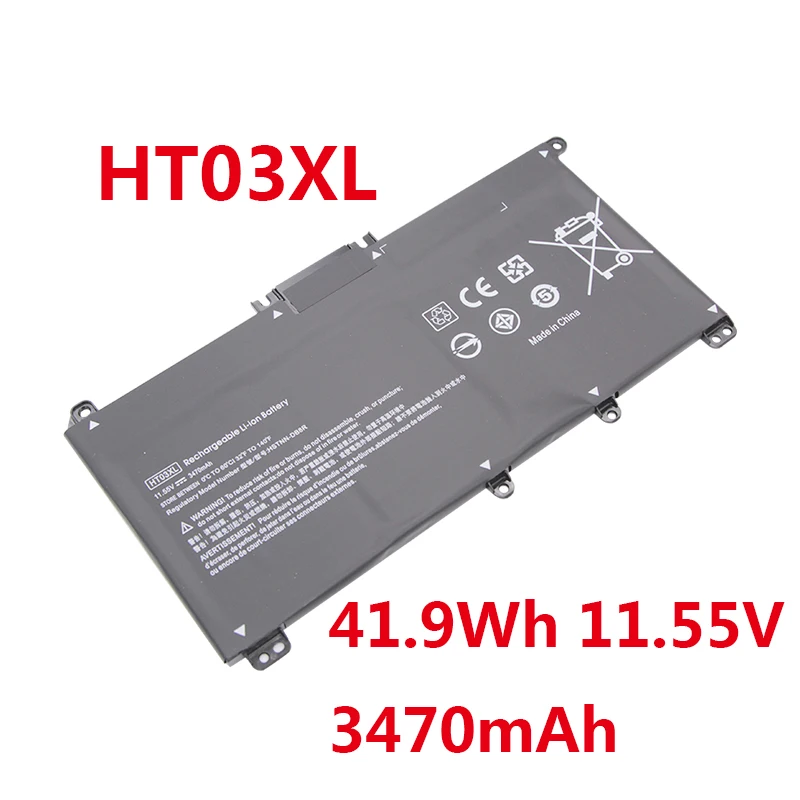 Laptop Battery HT03XL 11.4V 41.04W 3600mAh For HP L11119-855 L11421-1C1 L11421-2C2 L11 Pavilion 15-CW1000AU TPN-Q209 HSTNN-LB8M