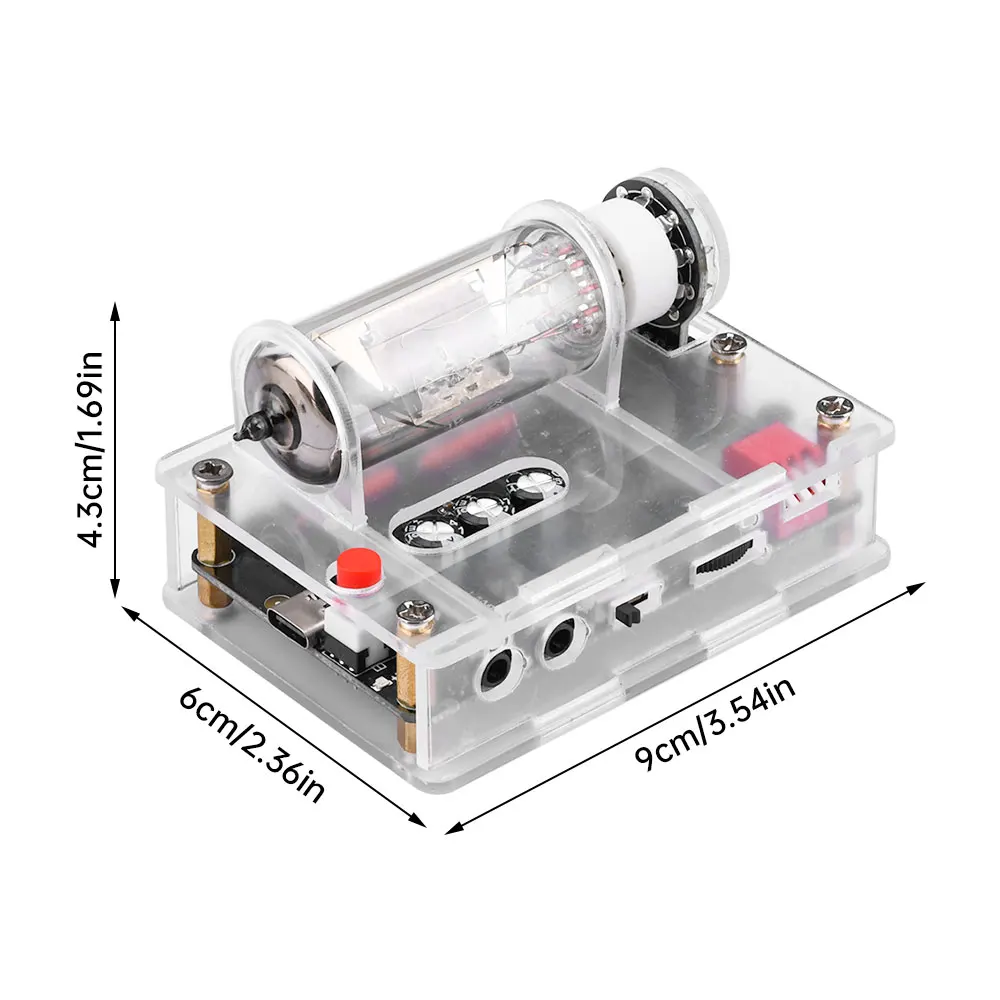 USB Low Voltage 6E2 Electronic Tube Driver Board Nostalgic VU Meter Level Indicator Board Car Music Ambient Light