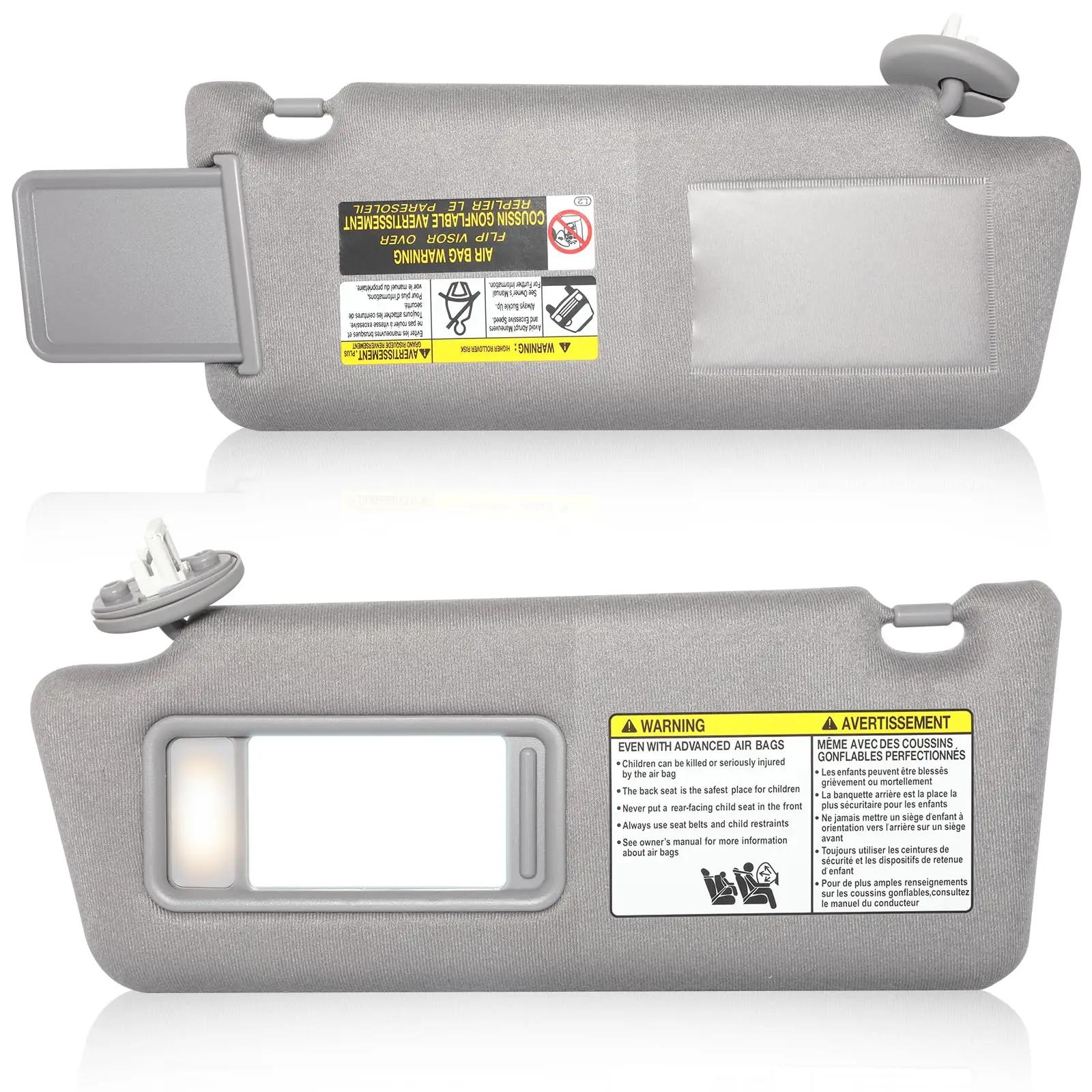 

Car Sun Visor For Toyota Tacoma 2005-2015 With LED Light And Mirror