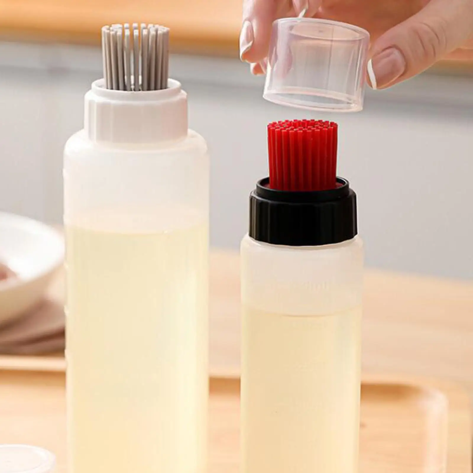 Clear Squeeze Oil Bottle for Ketchup Condiment Dispenser Reusable Leakproof Design Camping Picnic Travel Kitchen Restaurant