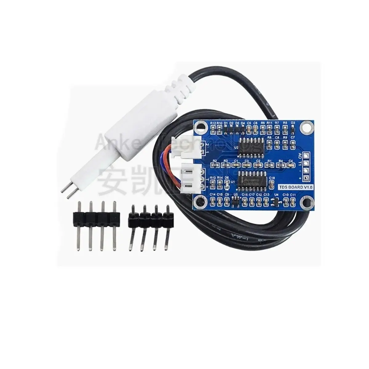 Módulo sensor/sinal analógico/código fonte de detecção de qualidade da água 51/stm32