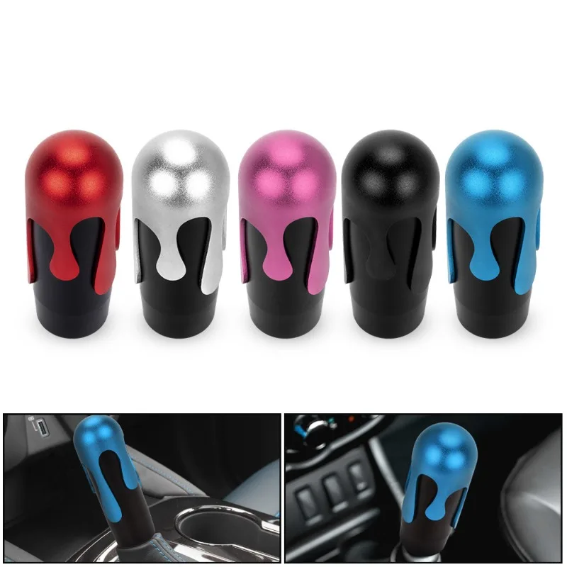 Car modification accessories, aluminum alloy gear head, gear shift knob, manual gear lever, ice cream wave stick head