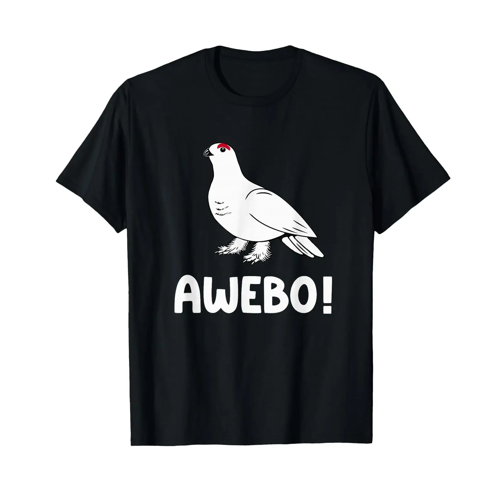 Awebo Meme Willow Ptarmigan Bird Funny Arctic Chicken T Shirt black vintage Washed Breathable designer clothes Stylish