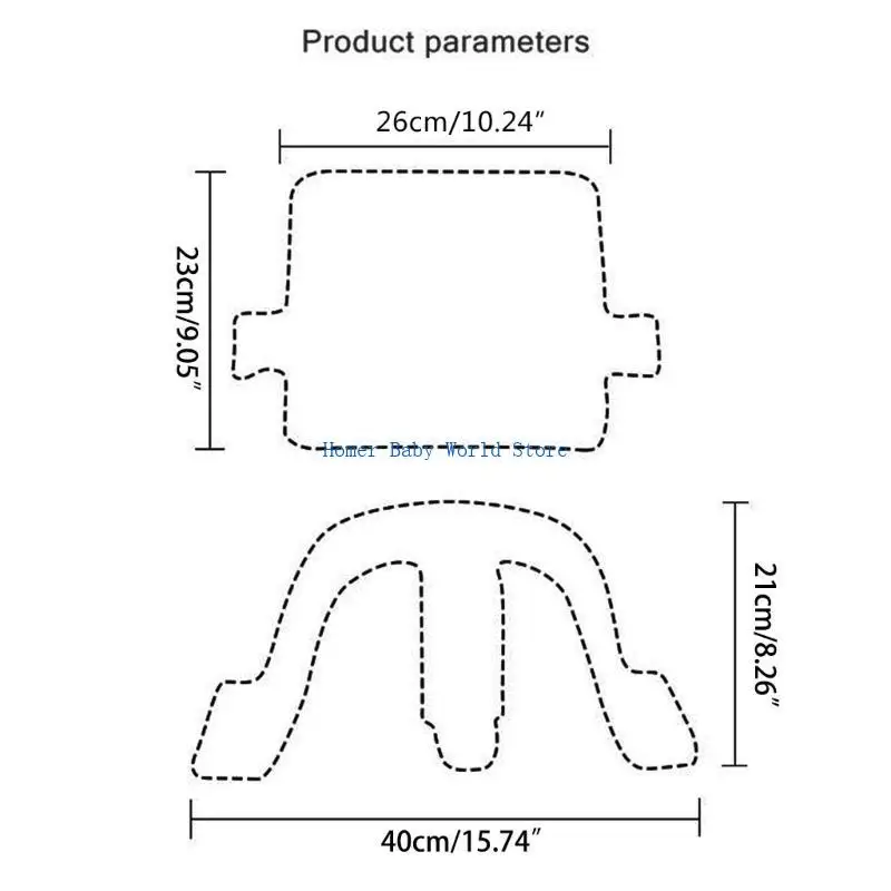 B2QD الطفل كرسي مرتفع الأمن سياج الطعام كرسي مسند الظهر 360 درجة محاطة كرسي أطفال حماة ل Stokk الطعام الكراسي العالية #6
