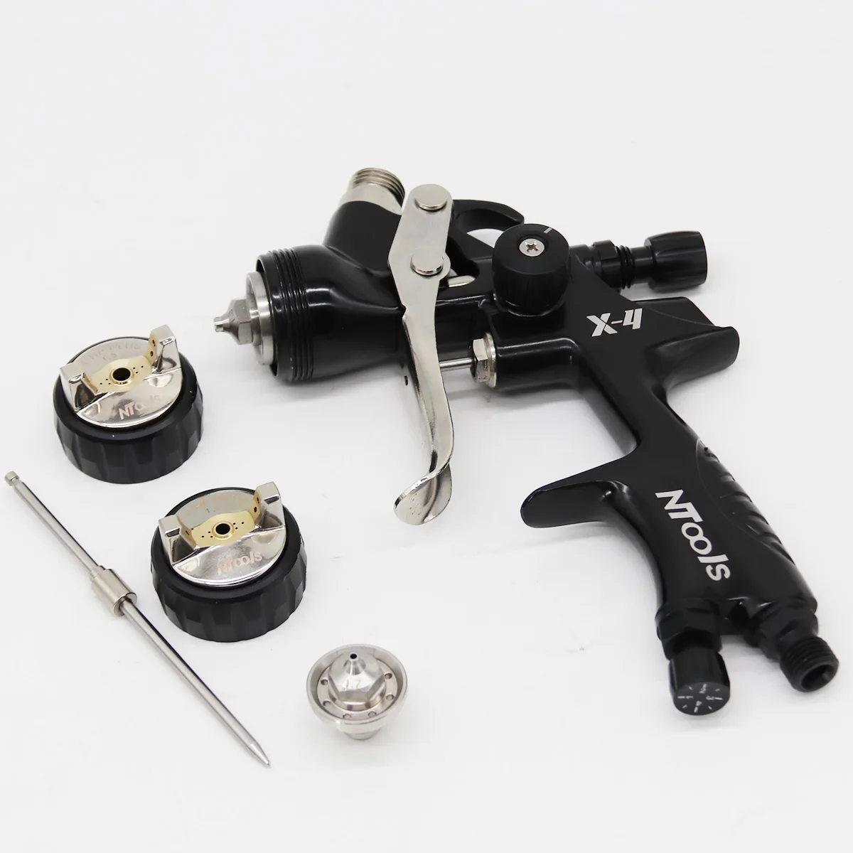 Slit Spray Gun 1.3mm Nozzle Varnish Painting with 1.7mm Nozzle Kit for Primer Spraying Slit Nozzle Air Spray Gun Car Paint Gun