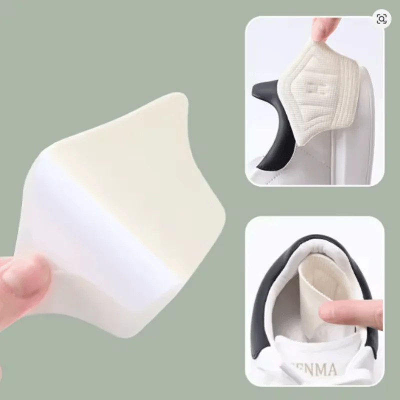 6 Pairs/12 Pieces Insoles Patch Heel Pads for Sports Shoes Back Sticker Adjustable Size Anti-Wear Feet Pad Cushion Insert Insole