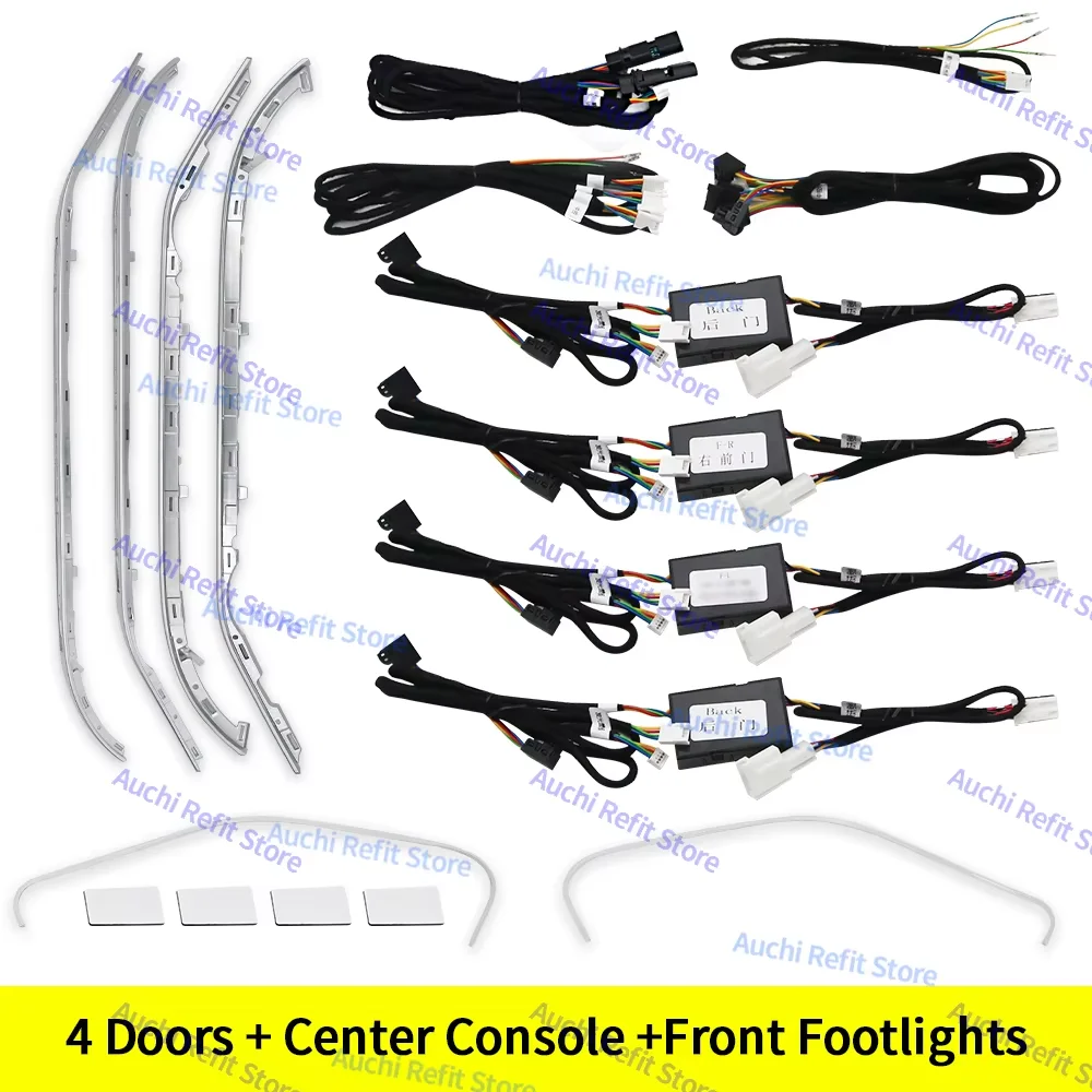3/64 Color C GLC Class Coupe C43 C63 X253 MB W205 LED Ambient Light For Benz For AMG Air Vent Nozzle 3D Speaker Decorative Lamp view 6