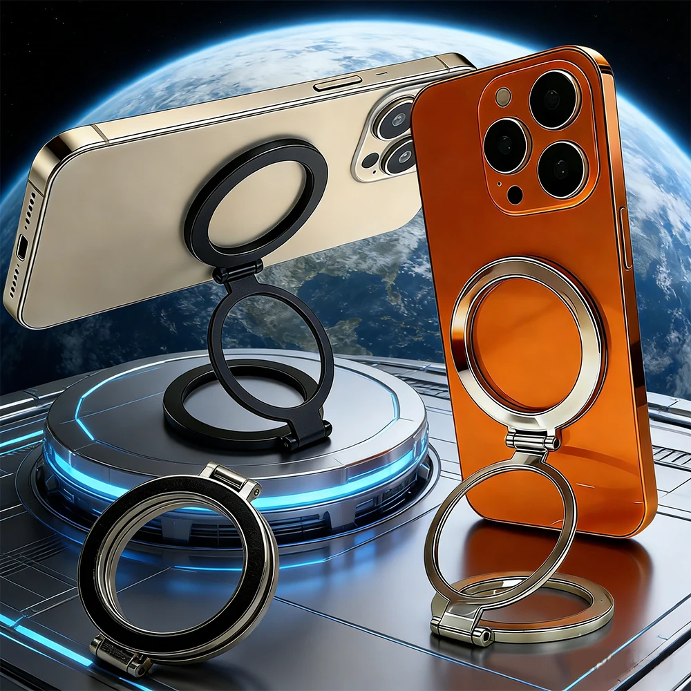 Stand For Tablet Magnetic Ring Phone 3 Sections Double Sided