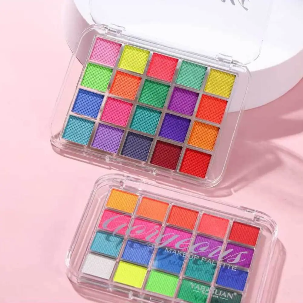 Eye Makeup Face Painting Palette Cosplay Safe 20 Colors Face Paint Pigment Art Palette Professional Shadow Eye Pigments