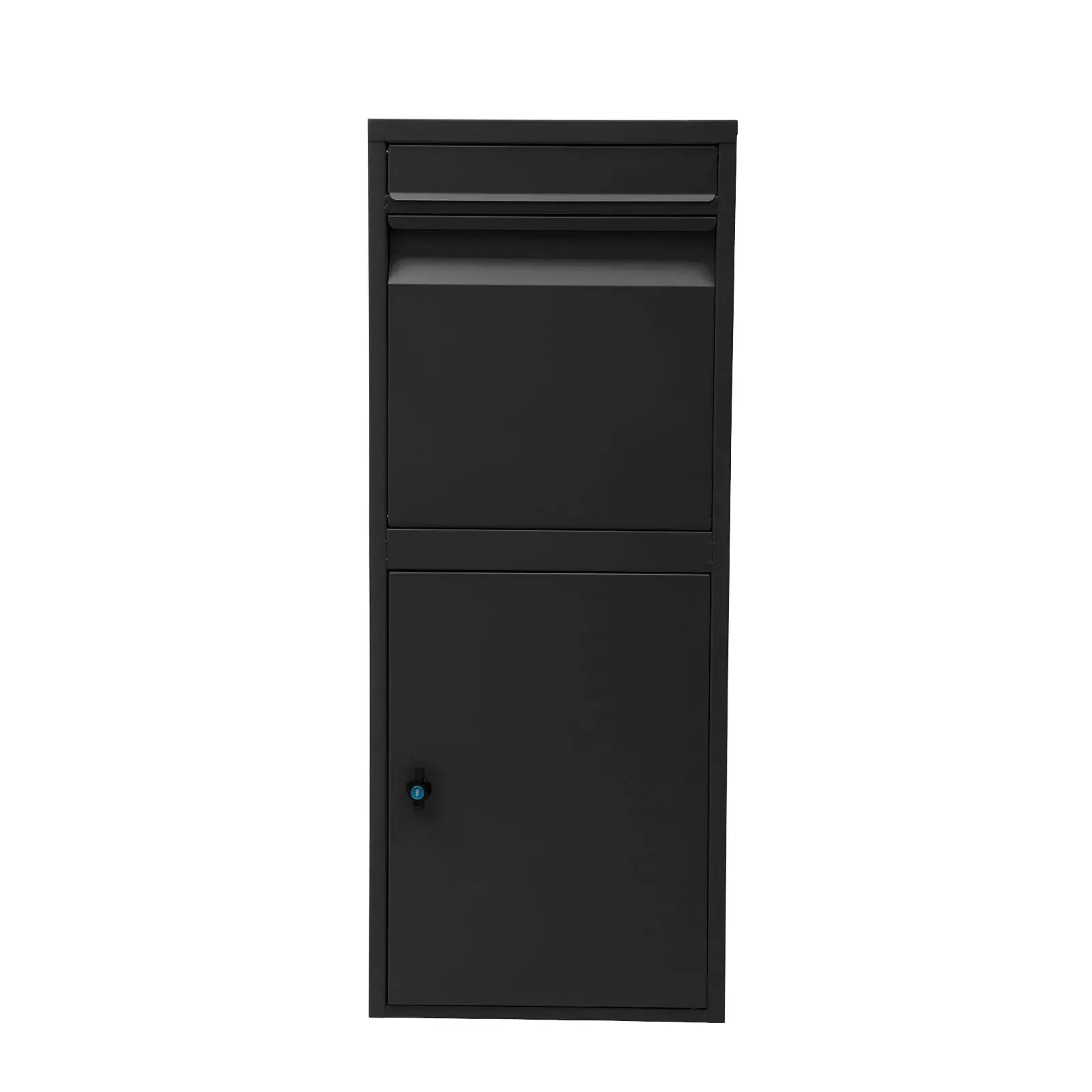 Extra Large for Parcel, Waterproof Secure Outside Storage Box, Locking Drop Box for Packages, 16.73'' x 15.16'' x