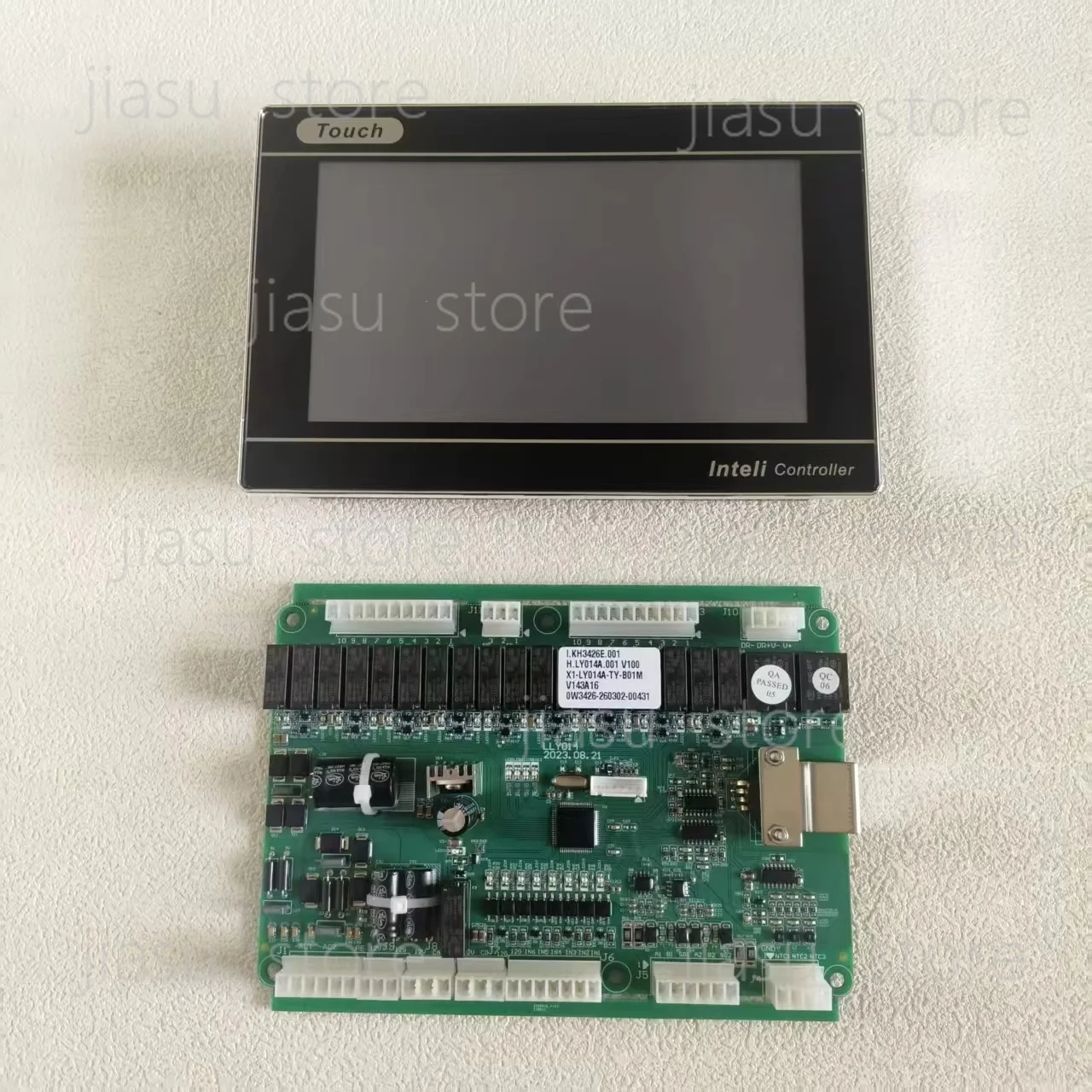 KH3426E Commercial Washer Extractor Touch Control Panel, Multi-language: Italian Spanish Portuguese Greek French