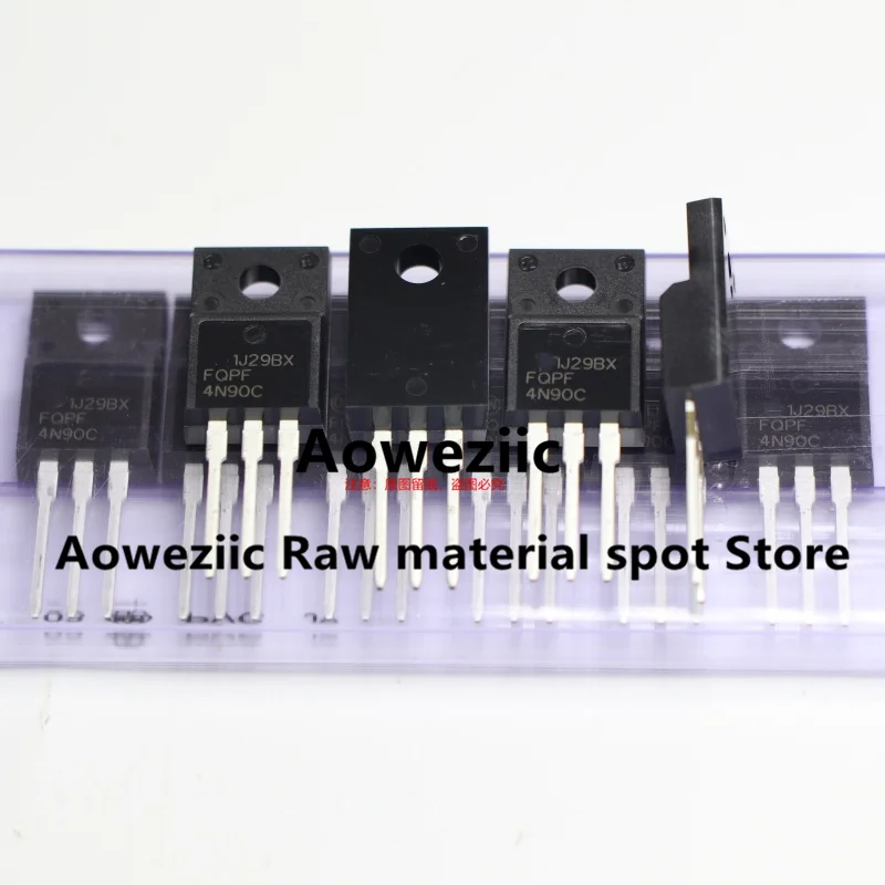 Aoweziic 2021 + 100 ٪ جديد المستوردة الأصلي FQPF4N90C 4N90 TO-220F MOS أنبوب N قناة 900V4A