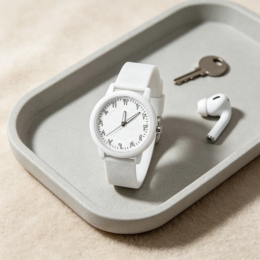 Fashion Student Quartz Watch Simple Waterproof Silicone Strap Luminous Light Male and Female Student Quartz Watch