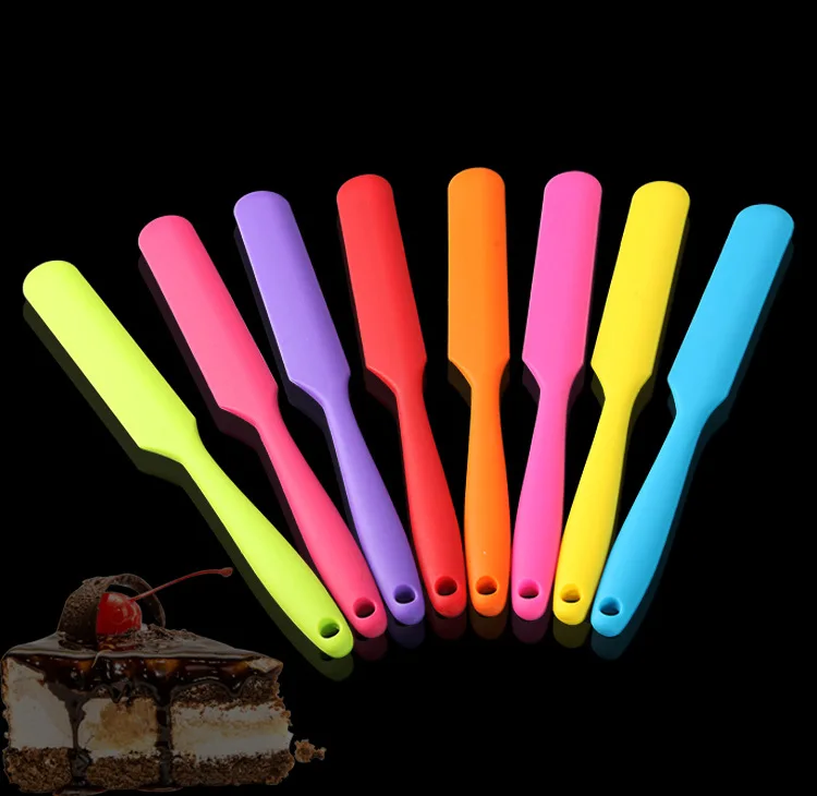 Pastry Tools Silicone Baking Tools Cake Scraper Chocolate Cream Scraper Long Shank Silicone Shovels E971