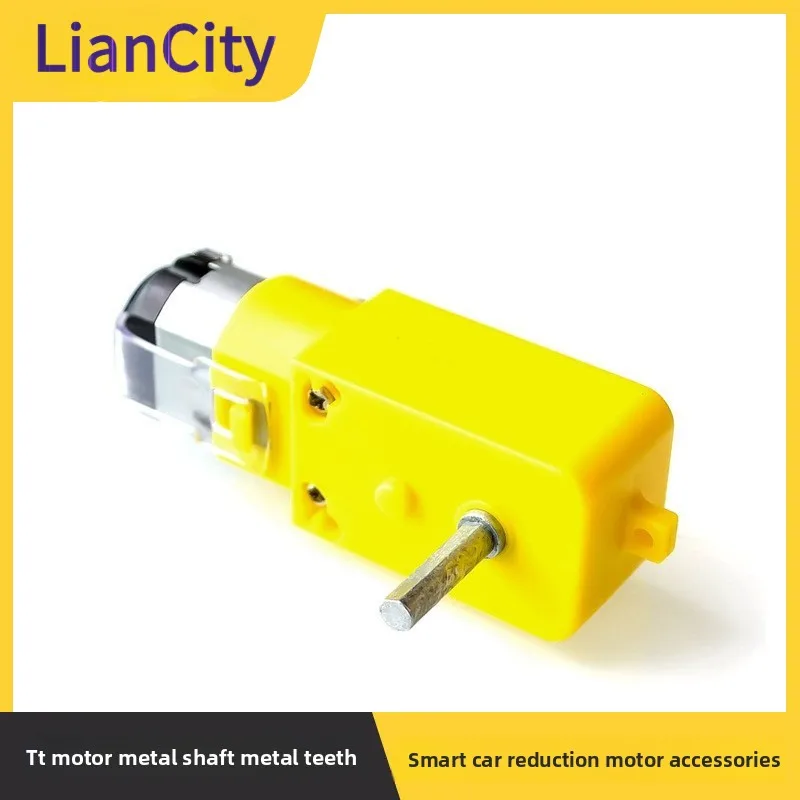

TTMotor Metal Shaft Metal Gear Reduction Motor Car Robot Accessories Eight-Character Wheel