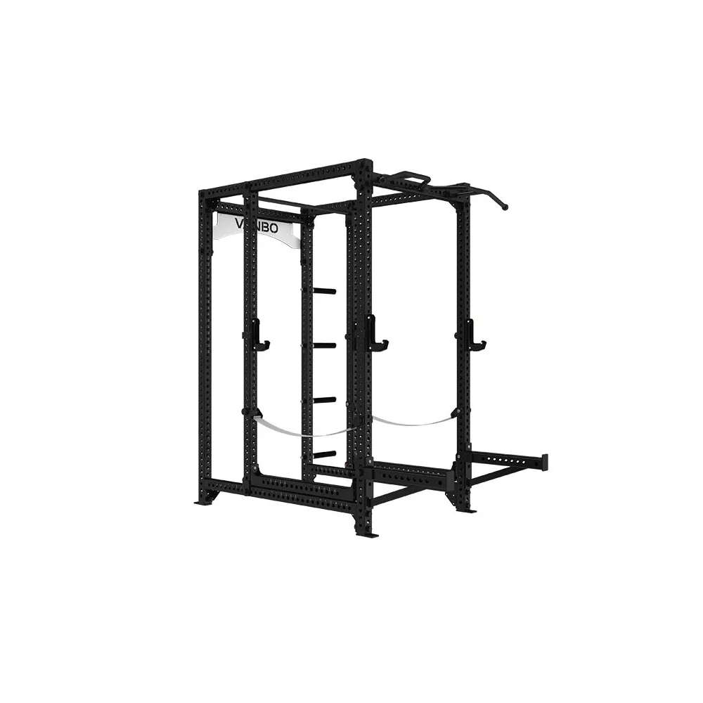 Meia gaiola fitness ginásio equipamento 3d dobrável smith máquina treinamento de força multifuncional agachamento rack