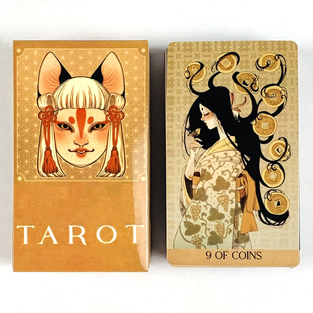Hot-selling Tarot Deck 78 Pcs High-quality Tarot Cards Classic Prediction and Divination Board Game,Halloween and Christmas Gif