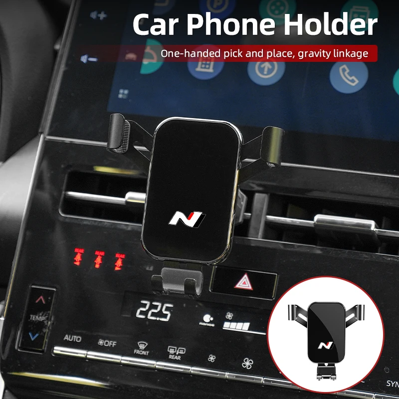 

Car Accessories Phone Holder Air Vent Clip GPS Navigation Tool For Hyundai N I30 I20 IX35 Tucson Accent Elantra Getz Genesis Son
